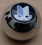 Triumph alloy gearknob...now loading...also available in wood or leather